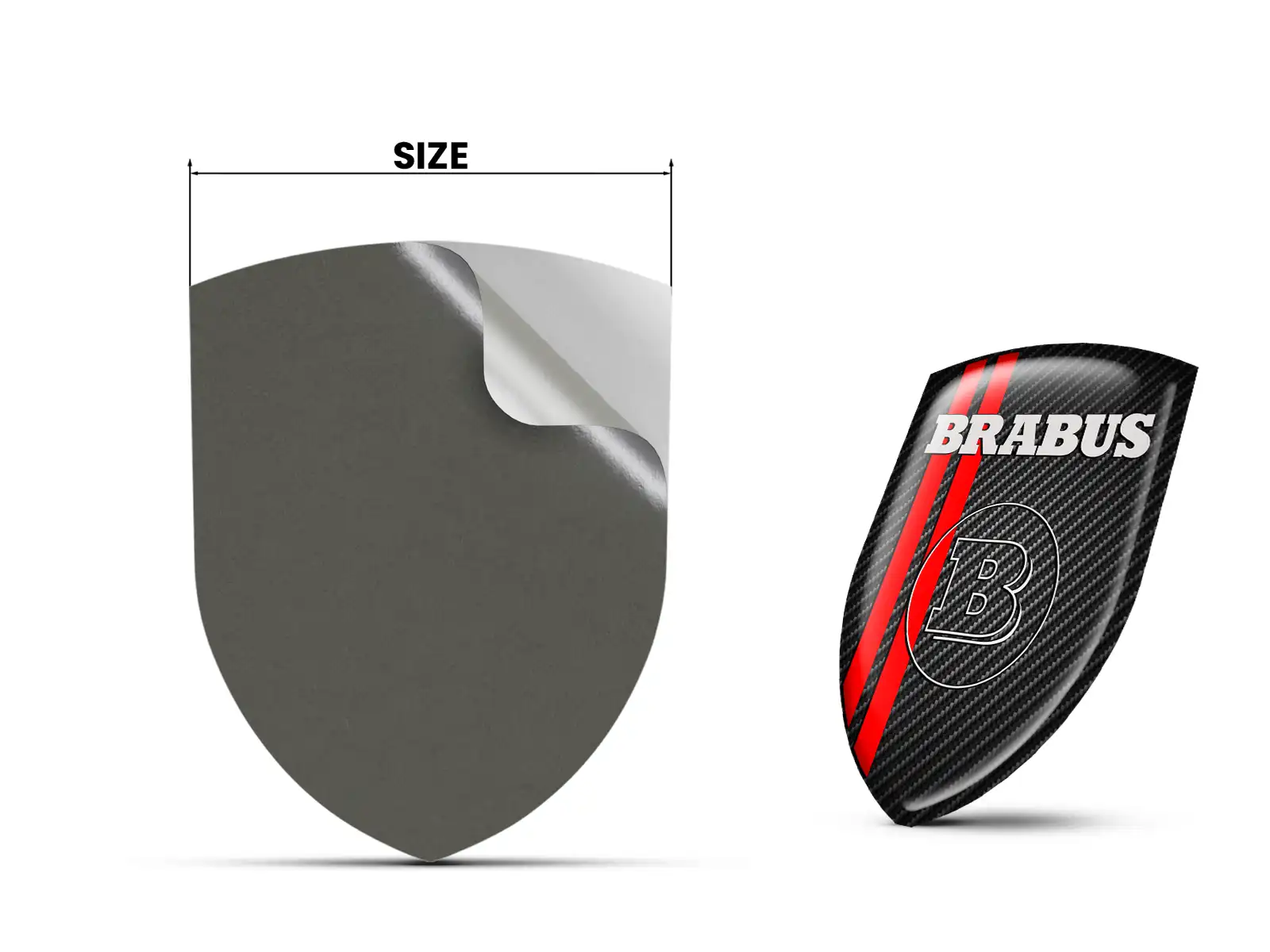 Brabus Autoembleme Hochwertig Anpassbar Design